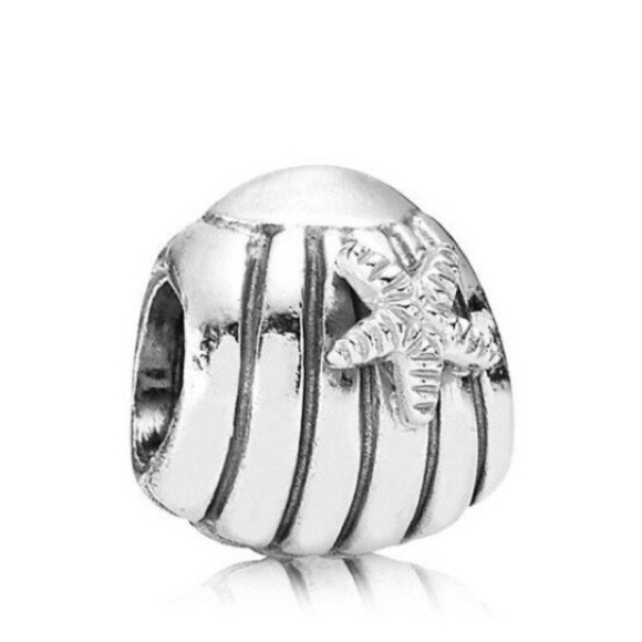 Pandora Seashell with Starfish Charm - Picture 1 of 4